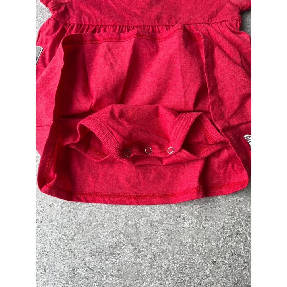 Colosseum Ohio State Buckeyes Infant Girls Red Bodysuit Dress 6-12 Months NWT‎